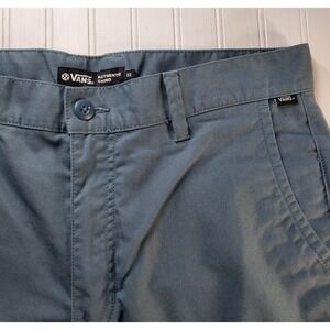 Vans Authentic Chino Relaxed Fit Casual Khaki Pants Men's Size 32x31 Blue Green